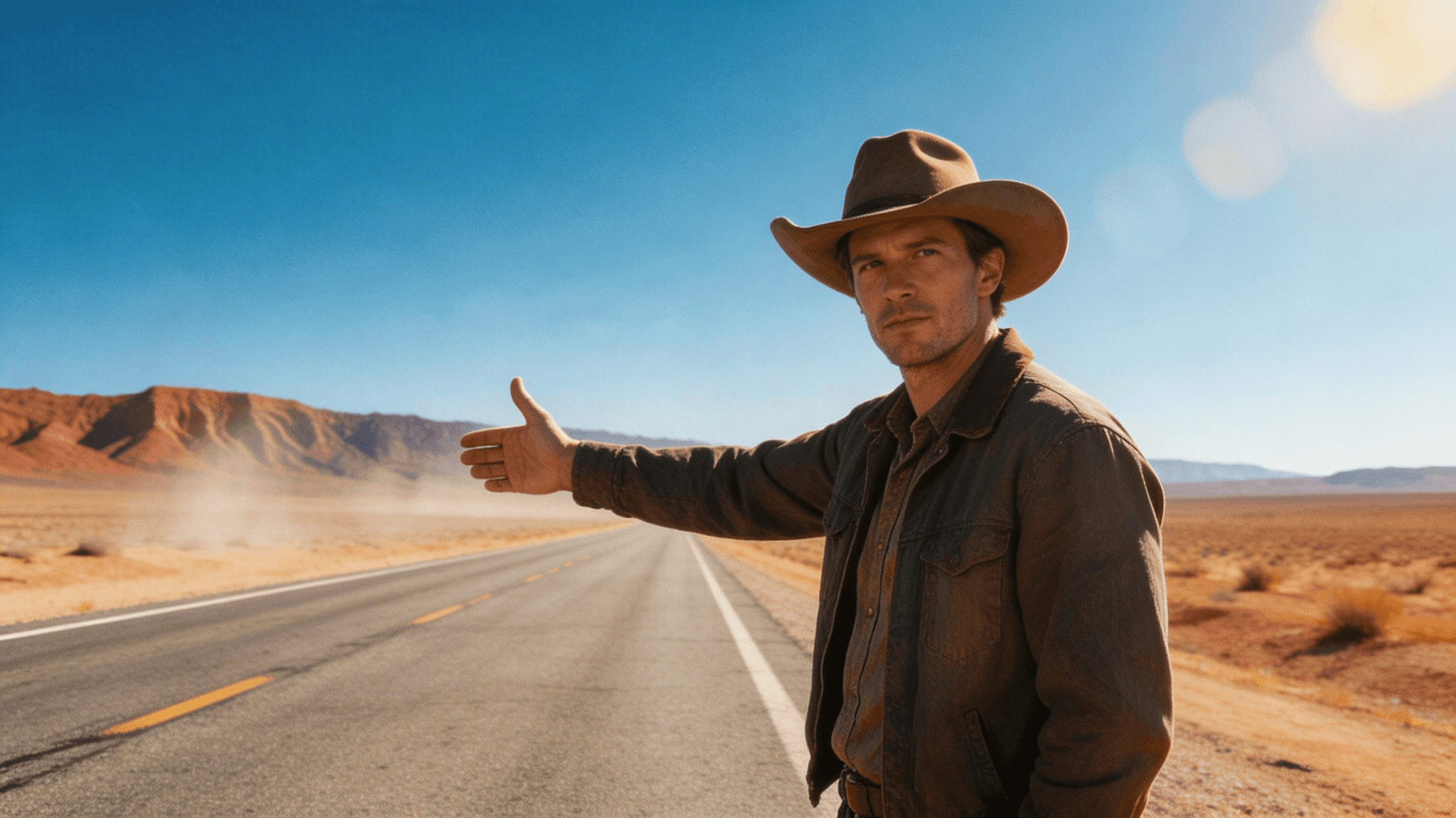 Seedream 5.0 — Hitchhiker